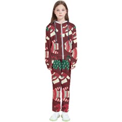 Ugly Sweater Wrapping Paper Kids  Tracksuit by artworkshop