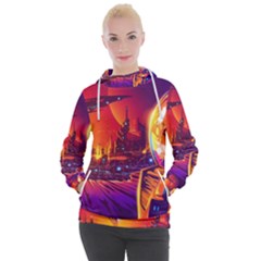 Far Future Human Colonization Women s Hooded Pullover by Hannah976