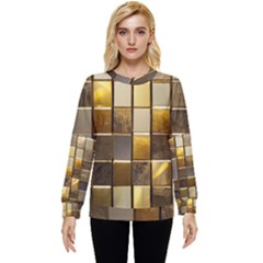 Golden Mosaic Tiles  Hidden Pocket Sweatshirt by essentialimage