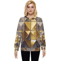 Golden Mosaic Tiles  Hidden Pocket Sweatshirt by essentialimage365