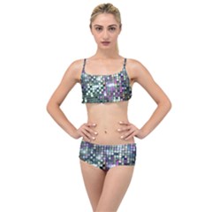 Disco Mosaic Magic Layered Top Bikini Set by essentialimage365