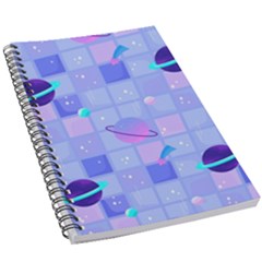 Seamless Pattern Pastel Galaxy Future 5 5  X 8 5  Notebook by Hannah976