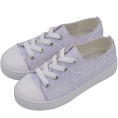 Tropical Monstera Kids  Low Top Canvas Sneakers by ConteMonfrey