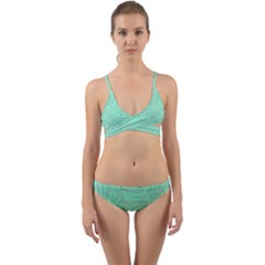 Ocean Monstera Wrap Around Bikini Set by ConteMonfrey