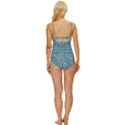 Monsteras Knot Front One-Piece Swimsuit View4