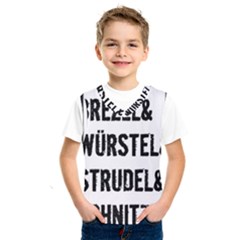 Its A German Thing Bier Brezel Wurstel Strudel Schnitzel Kids  Basketball Tank Top by ConteMonfrey