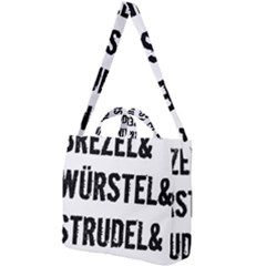 Its A German Thing Bier Brezel Wurstel Strudel Schnitzel Square Shoulder Tote Bag by ConteMonfrey