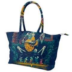 Grateful Dead Singing Skeleton Canvas Shoulder Bag