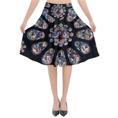 Photo Chartres Notre Dame Flared Midi Skirt