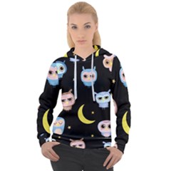 Cute Art Print Pattern Women s Overhead Hoodie by Apen