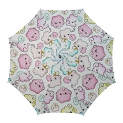 Cute Doodle Cartoon Seamless Pattern Golf Umbrellas by Apen