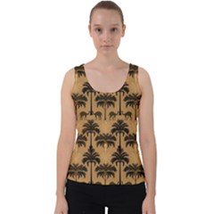 Peacock Feathers Velvet Tank Top by Jatiart