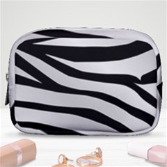 White Tiger Skin Make Up Pouch (small)