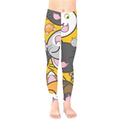 Cats Cute Kitty Kitties Kitten Kids  Classic Winter Leggings