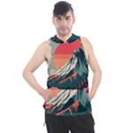 Mountain Landscape Sky Fuji Nature Men s Sleeveless Hoodie