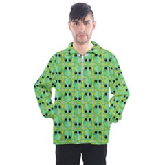 Alien Pattern- Men s Half Zip Pullover by Ket1n9