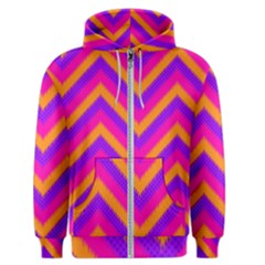 Chevron Men s Zipper Hoodie by Ket1n9