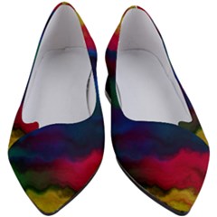 Watercolour Color Background Women s Block Heels  by Ket1n9
