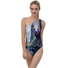 Fantastic World Fantasy Painting To One Side Swimsuit by Ket1n9