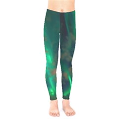 Northern Lights Plasma Sky Kids  Leggings by Ket1n9