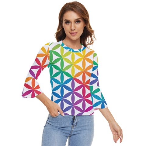 Heart Energy Medicine Bell Sleeve Top by Ket1n9