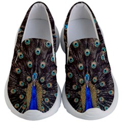 Peacock Kids Lightweight Slip Ons by Ket1n9