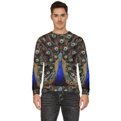 Peacock Men s Fleece Sweatshirt by Ket1n9