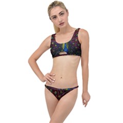 Beautiful Peacock Feather The Little Details Bikini Set by Ket1n9