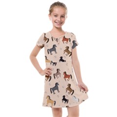 Horses For Courses Pattern Kids  Cross Web Dress by Ket1n9