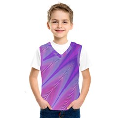 Purple Star Sun Sunshine Fractal Kids  Basketball Tank Top by Ket1n9