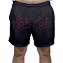 Abstract Pattern Honeycomb Men s Shorts View1