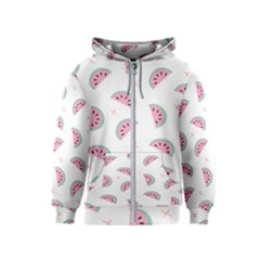 Watermelon Wallpapers  Creative Illustration And Patterns Kids  Zipper Hoodie by Ket1n9