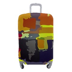 Abstract Vibrant Colour Luggage Cover (small) by Ket1n9