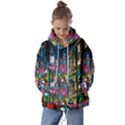 Abstract Vibrant Colour Cityscape Kids  Oversized Hoodie View1