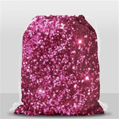 Pink Glitter Drawstring Bag (small) by Hannah976
