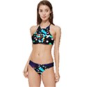 Dance Floor Banded Triangle Bikini Set View1