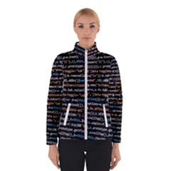 Close Up Code Coding Computer Women s Bomber Jacket by Hannah976