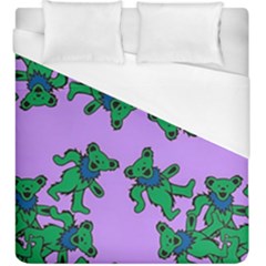 Grateful Dead Bears Duvet Cover (king Size) by Cendanart