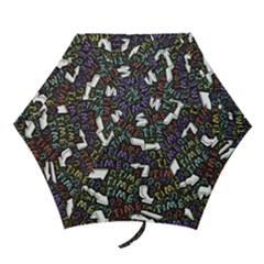 Footprints Path Mystery Unknown Mini Folding Umbrellas by Paksenen