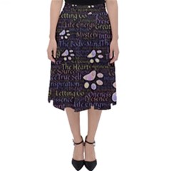 Footprints Path Mystery Unknown Classic Midi Skirt