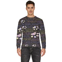 Footprints Path Mystery Unknown Men s Fleece Sweatshirt by Paksenen