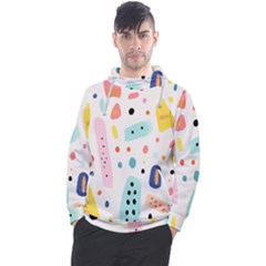 Abstract Seamless Colorful Pattern Men s Pullover Hoodie