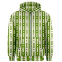 Christmas Green Tree Background Men s Zipper Hoodie View1