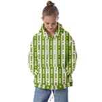 Christmas Green Tree Background Kids  Oversized Hoodie