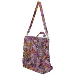 Abstract Flow Vi Crossbody Backpack by kaleidomarblingart