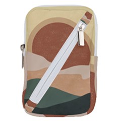 Sunrise Sunset Desert Wall Art Belt Pouch Bag (small) by Bedest