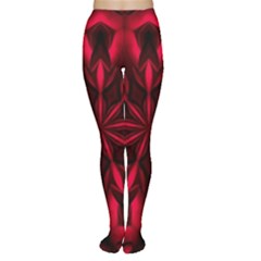 Kaleidoscope Template Red Abstract Tights by Grandong