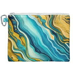 Painting Liquid Water Canvas Cosmetic Bag (xxl) by Grandong