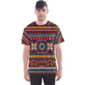 Tribal Brown Classic African Print Men s Sports Mesh Tee View1