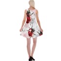 Ladybugs Pattern Texture Watercolor Reversible Velvet Sleeveless Dress View2